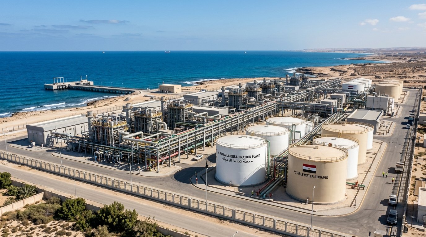 Desalination plant on coast 202607211604