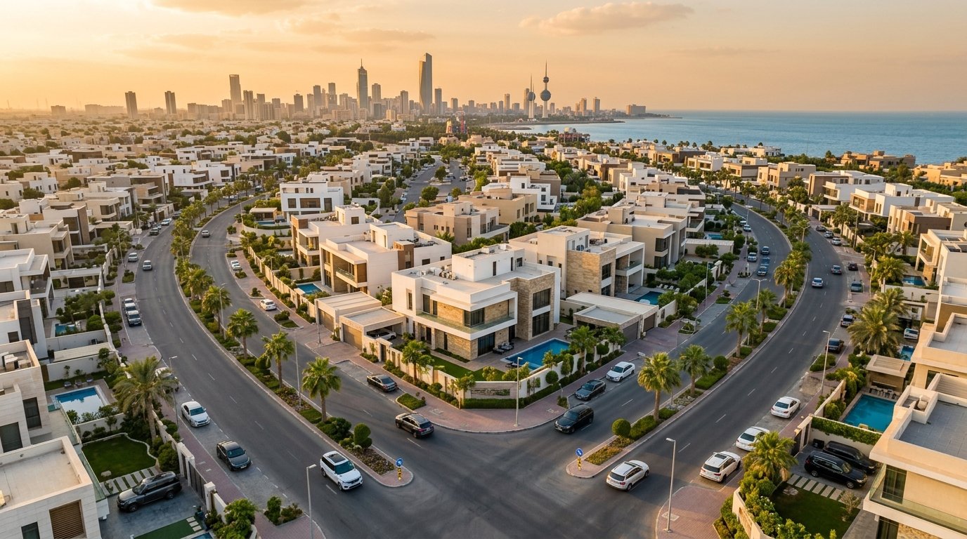Drone shot modern neighborhood K… 202607301318