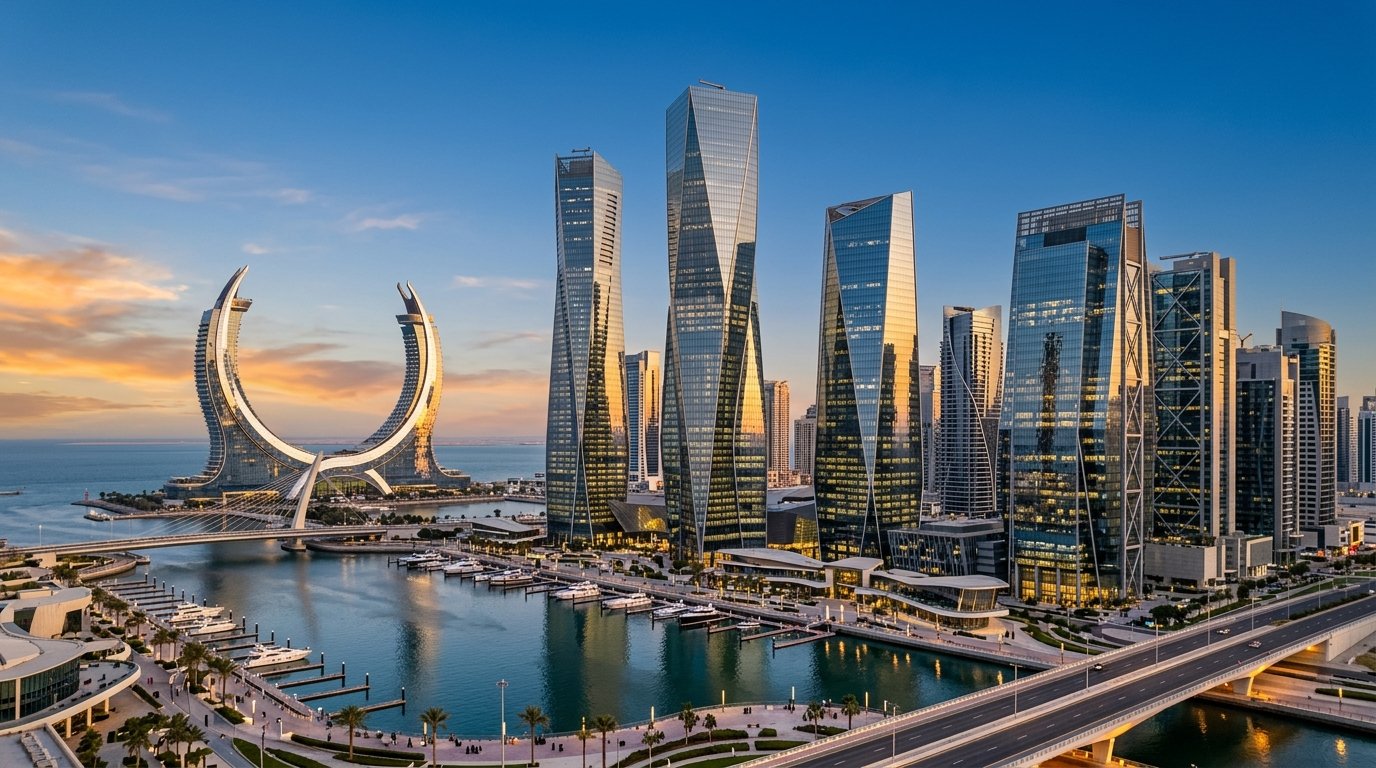 Futuristic skyscrapers in Qatar 202607221152