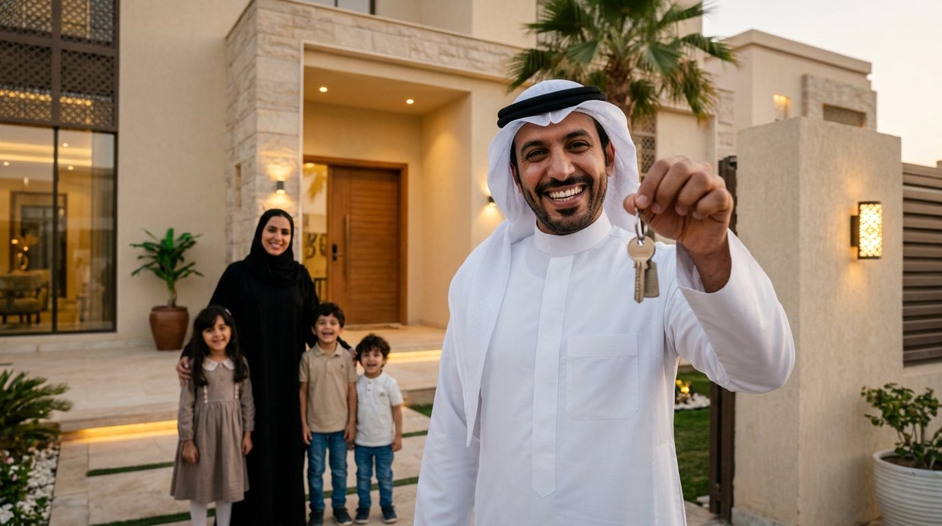 Man holding new home keys 202607281203