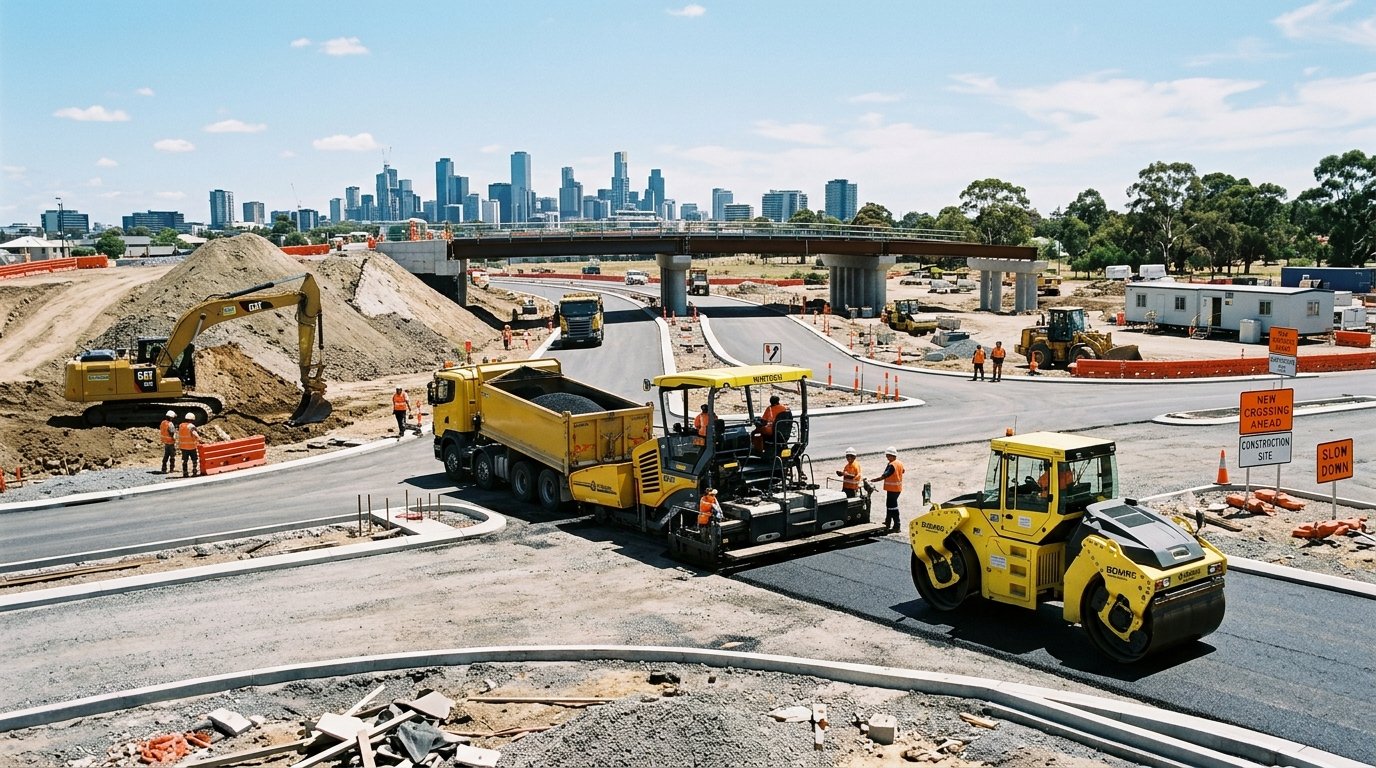 New crossing road projects paving 202607201319
