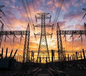 Power lines and towers sunrise 202607131501 360x320