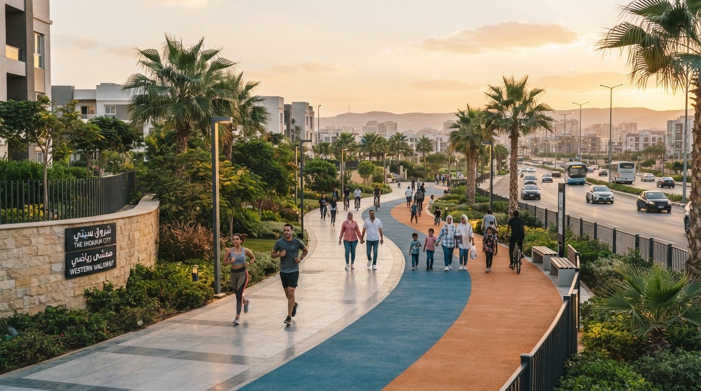 Sports walkway in Shorouk City 202607261108