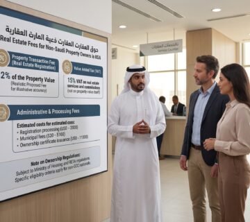 رسوم تملك غير السعوديين للعقار في السعودية   فرض رسم 2% على التصرفات العقارية